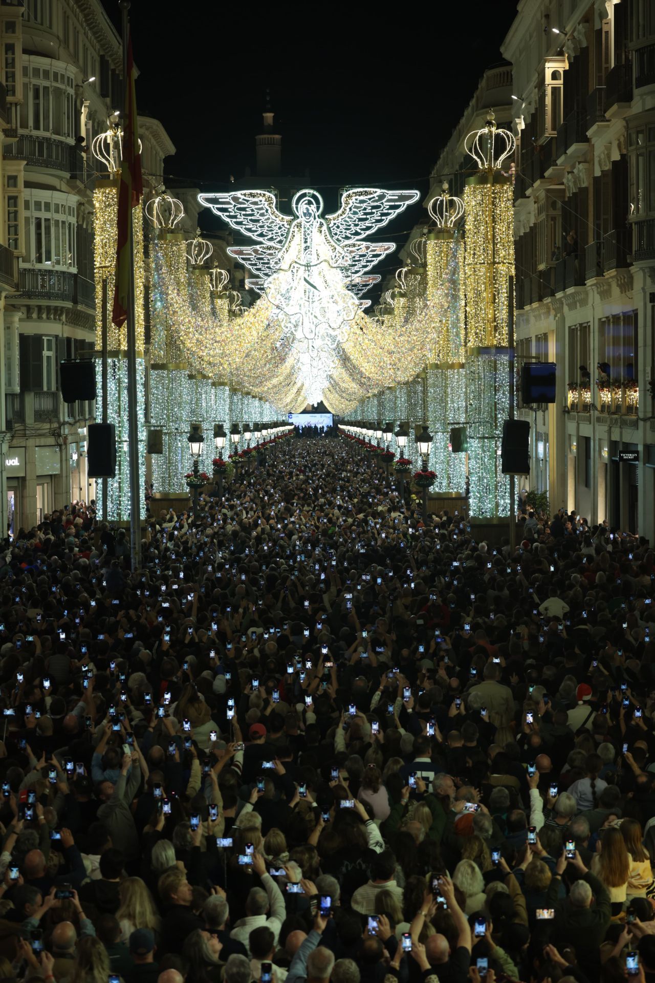 Malaga&#039;s big Christmas switch-on - in pictures